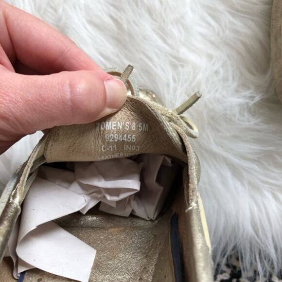 Sperry Top-Sider Gold Boat Shoes - Picture 7 of 7